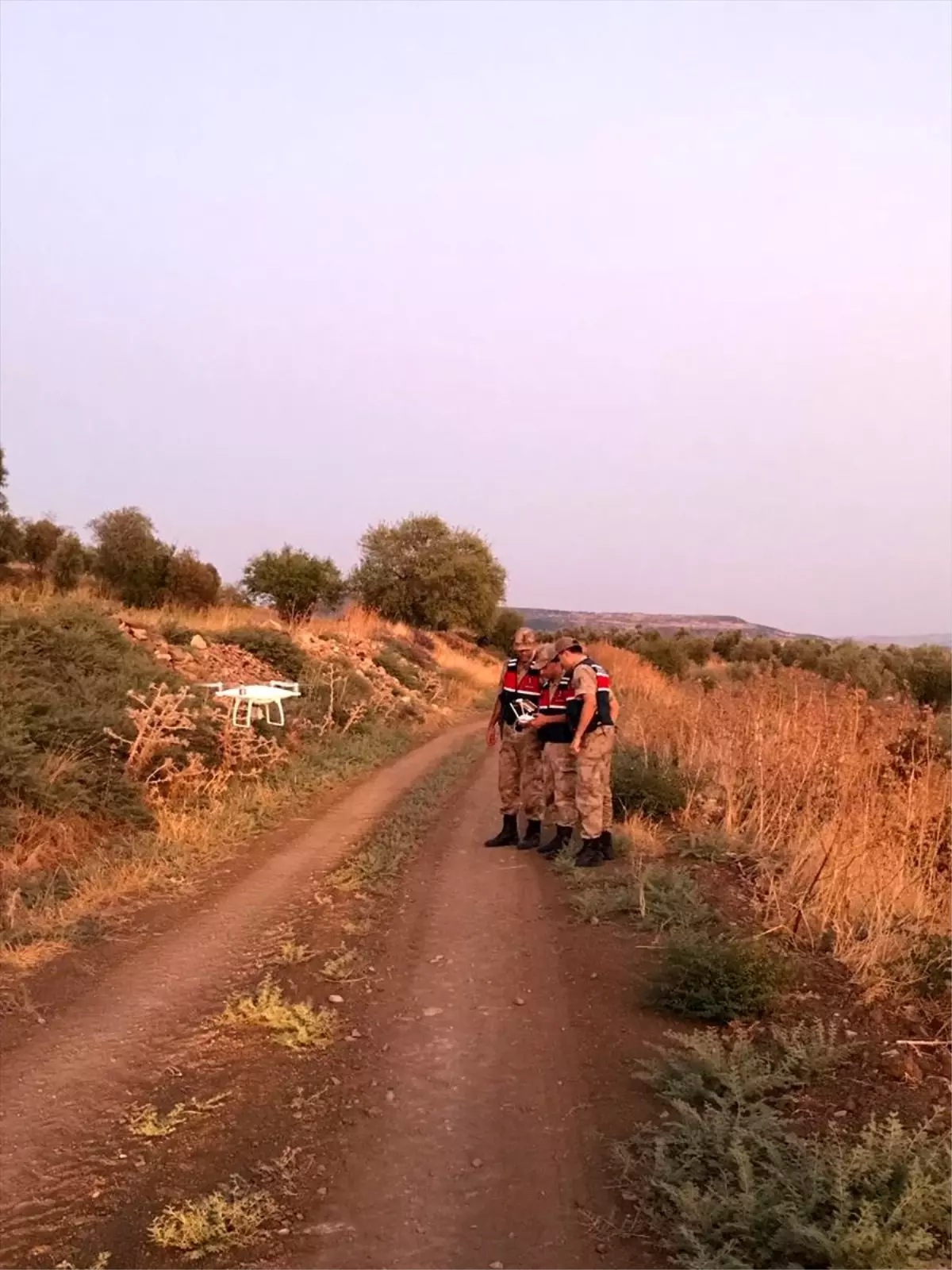 Kaybolan yaşlı adam drone yardımıyla bulundu