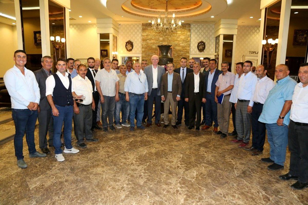 Kurt ve Ataç, Çeltik Derneğinin toplantısına katıldı