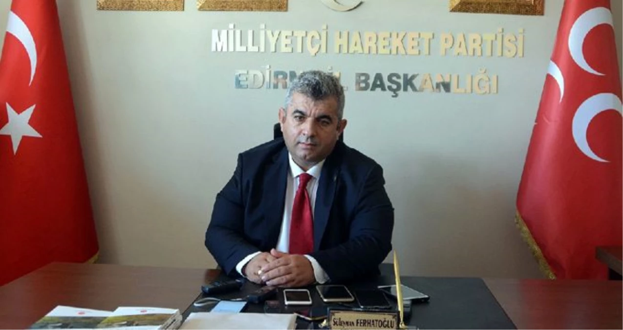 MHP Edirne İl Başkanı istifa etti