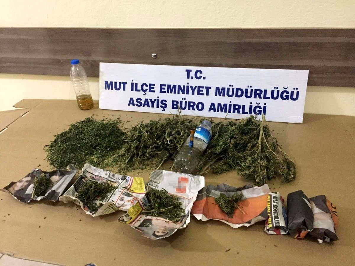 Mut\'ta uyuşturucu operasyonunda 2 tutuklama