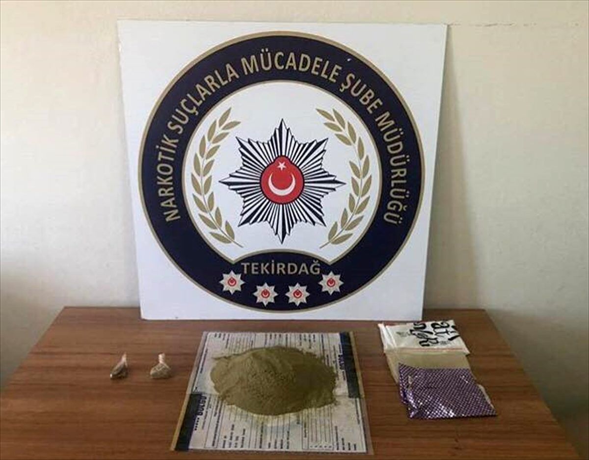 Tekirdağ\'da uyuşturucu operasyonu