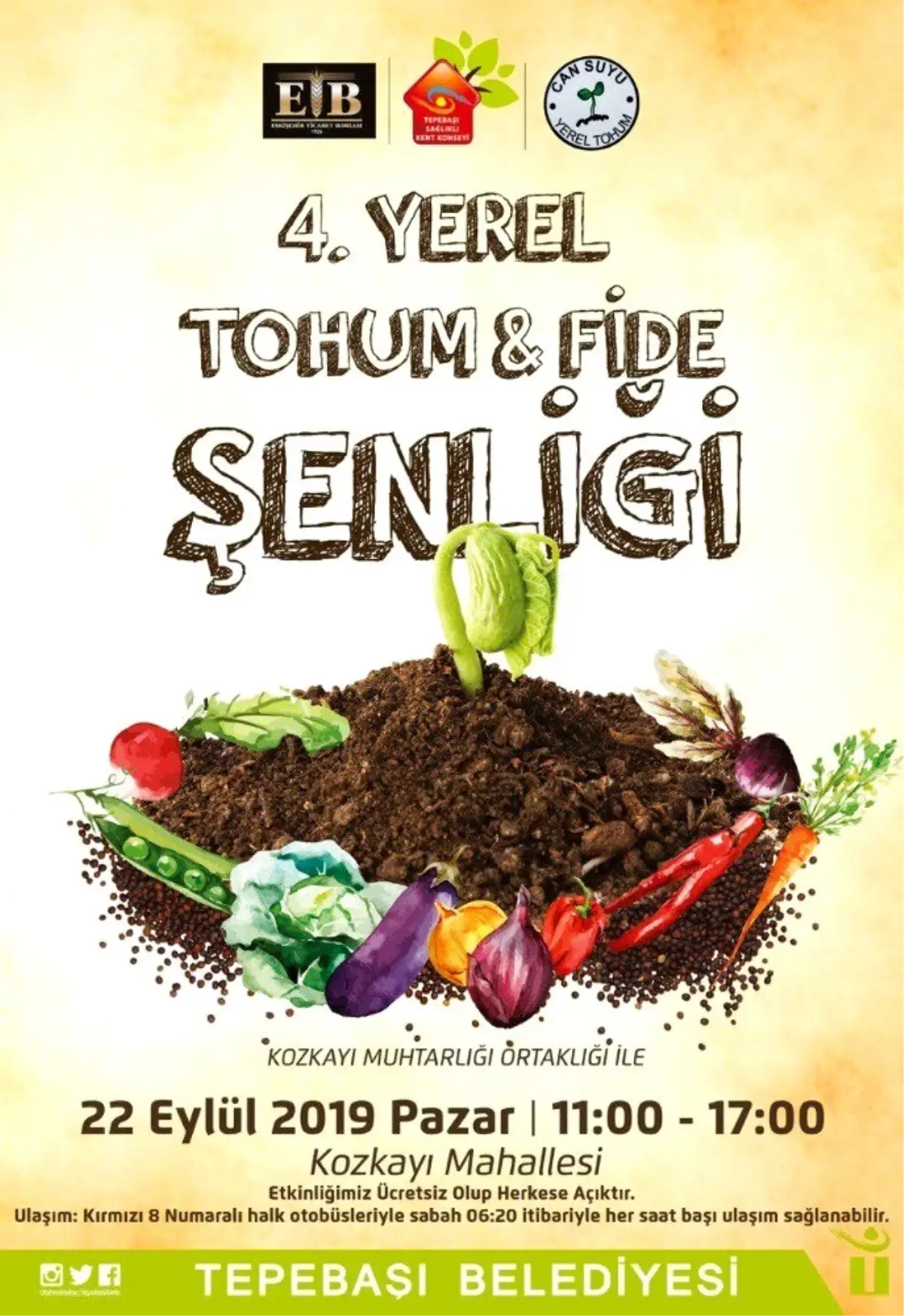 Tepebaşı\'nda gündem "yerel tohum"