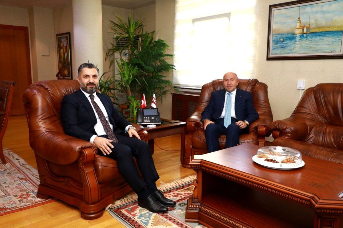 TFF Başkanı Özdemir, RTÜK Başkanı Şahin\'i ziyaret etti