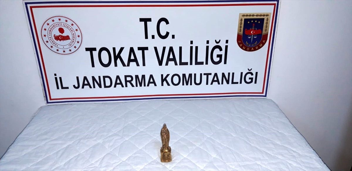 Tokat\'ta bin 400 yıllık olduğu sanılan heykel bulundu
