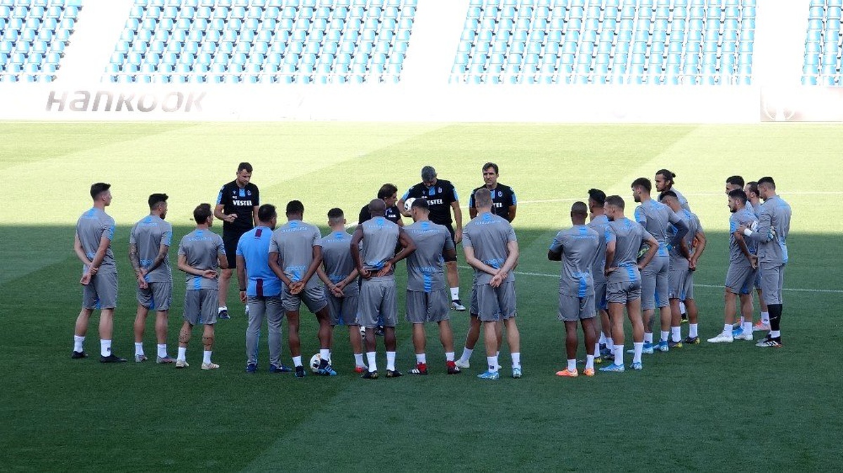 Trabzonspor, Getafe maçı hazırlıklarını tamamladı