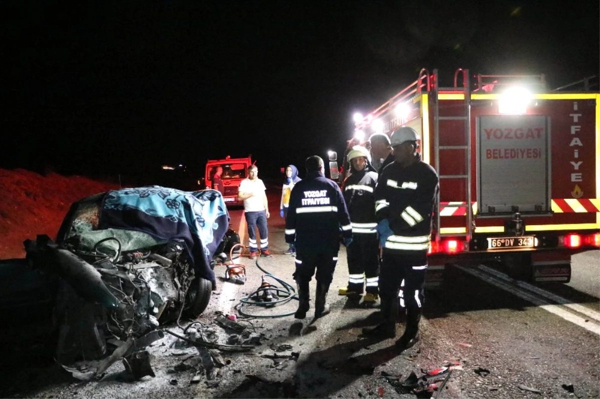 Yozgat\'ta trafik kazası: 1ölü,2 yaralı