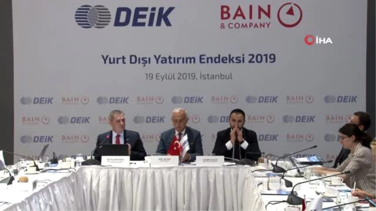 DEİK, \'Yurt Dışı Yatırım Endeksi 2019\' raporunu açıkladı