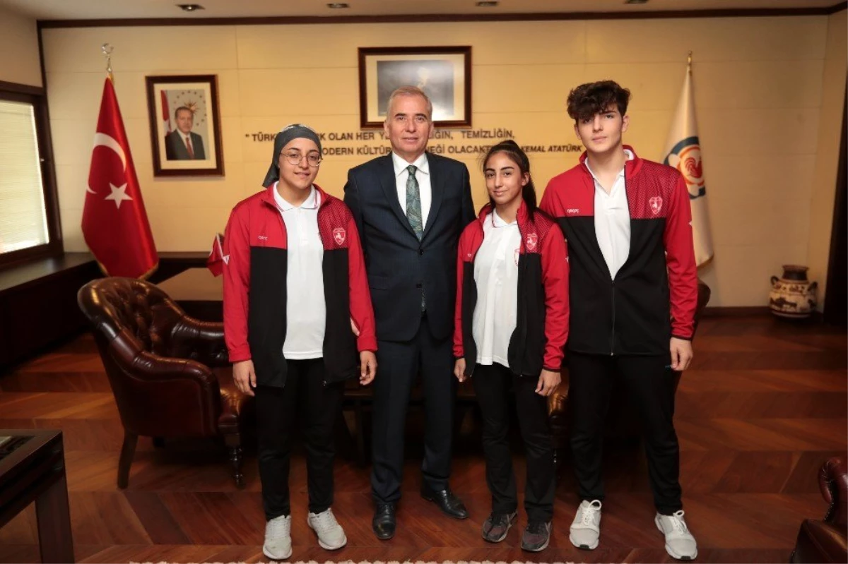 Denizlili judocuları Balkan Şampiyonası\'na Başkan Zolan uğurladı