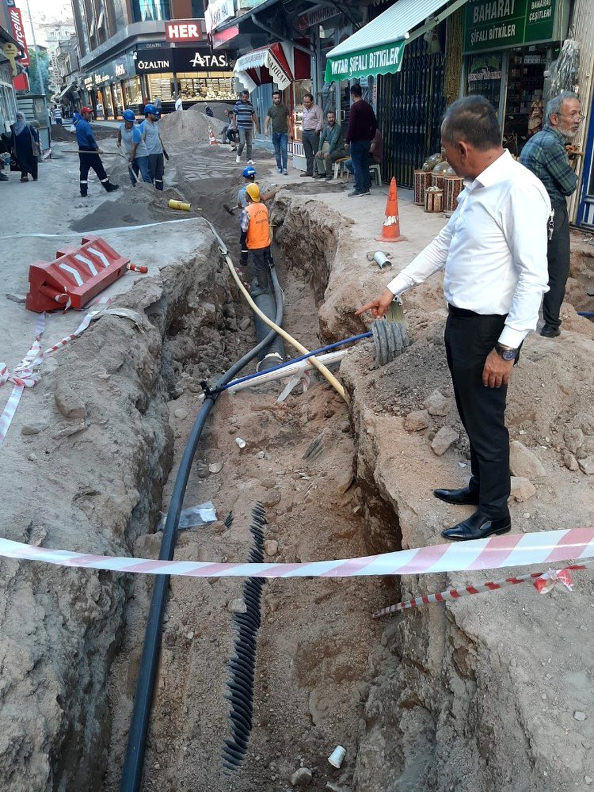 Nevşehir şehir merkezinde yarım asırlık altyapı değişiyor