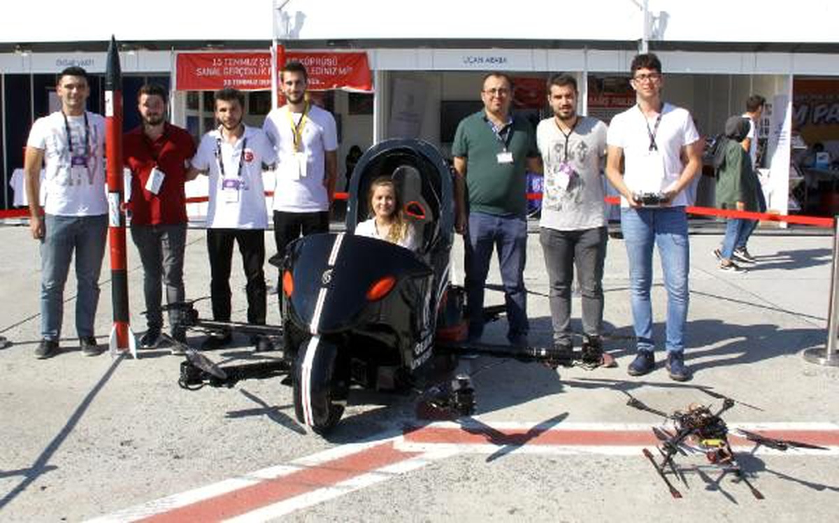 Öğrencilerin yaptığı roket ve siha teknofest\'te finalist oldu