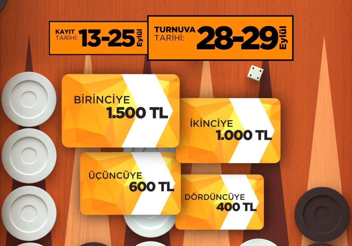41 Burda AVM\'de Tavla Turnuvası heyecanı