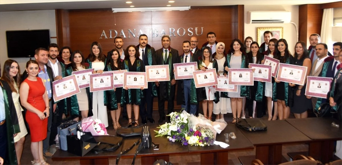 Adana Barosu\'na 15 yeni avukat daha katıldı