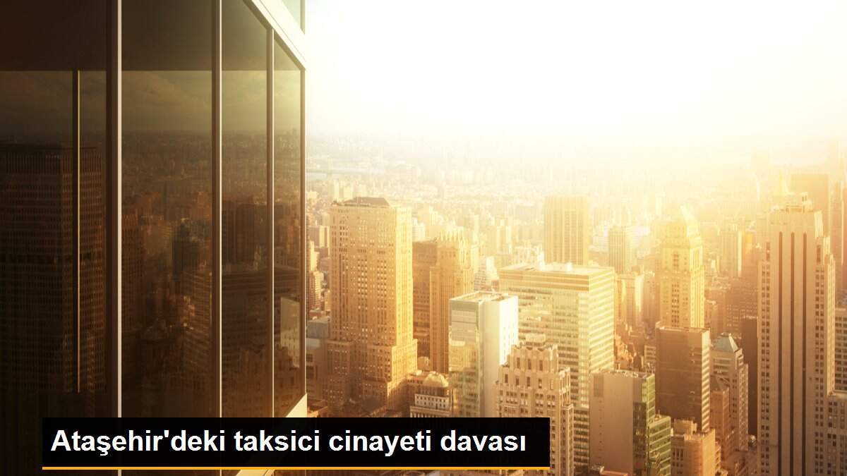 Ataşehir\'deki taksici cinayeti davası