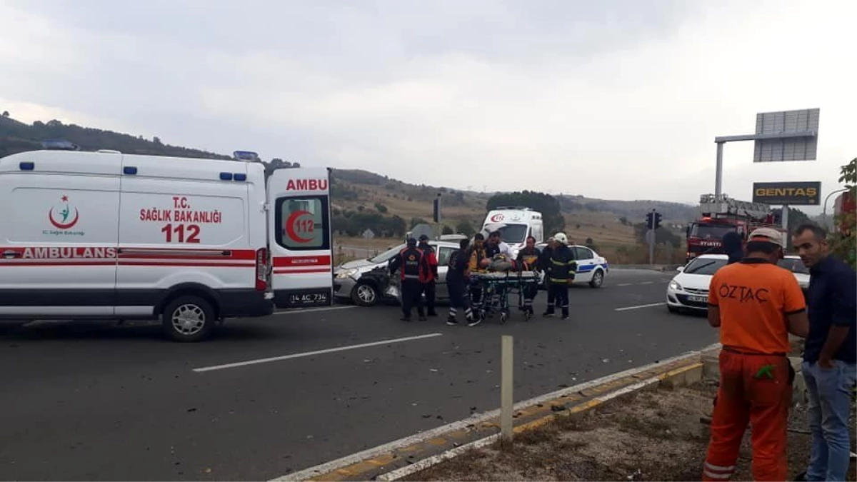 Bolu\'da trafik kazası: 2 yaralı