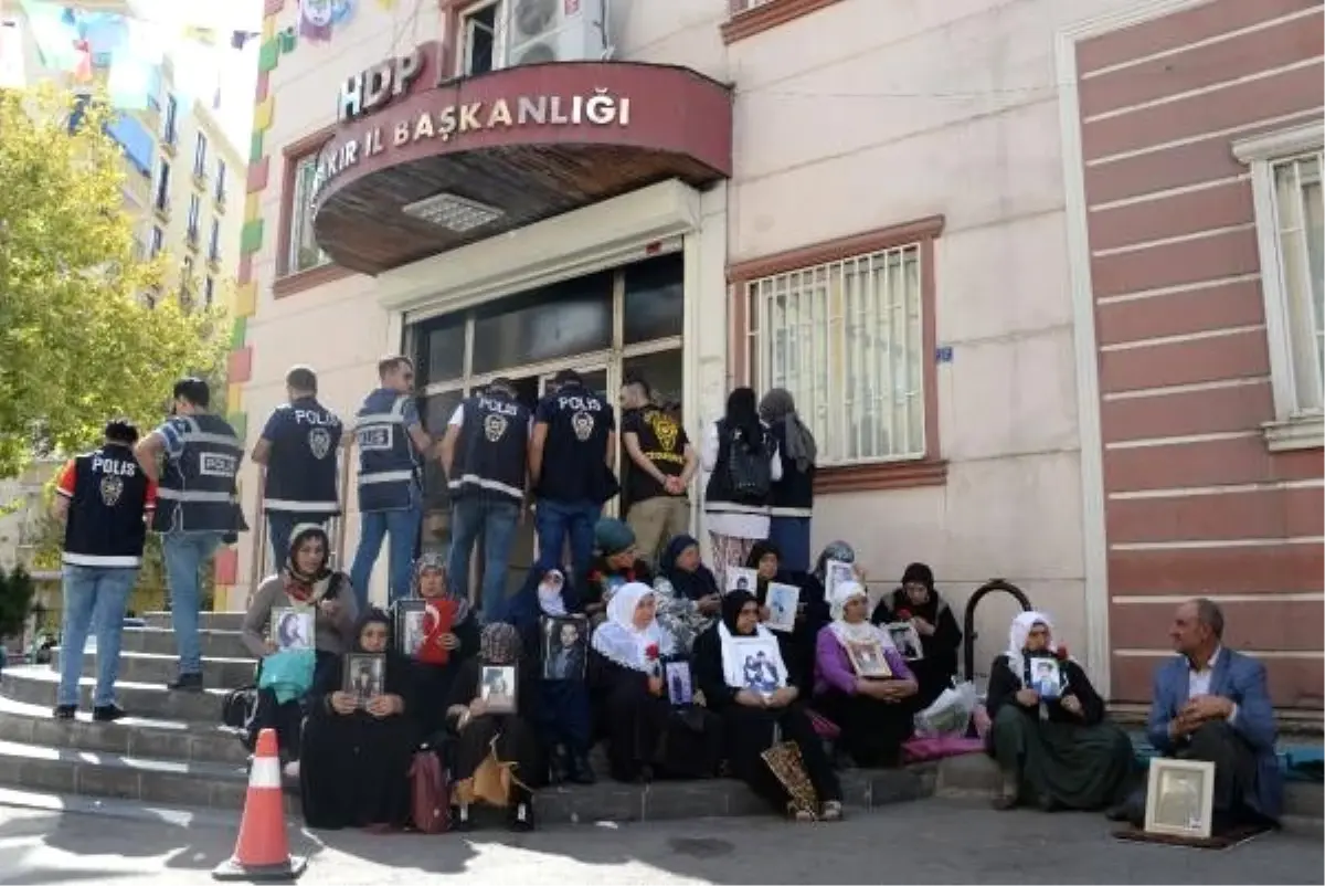 Hdp önündeki eylemde 18\'inci gün