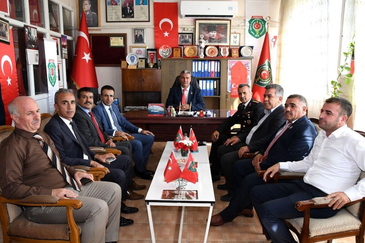 İl protokolü gazilerle bir araya geldi