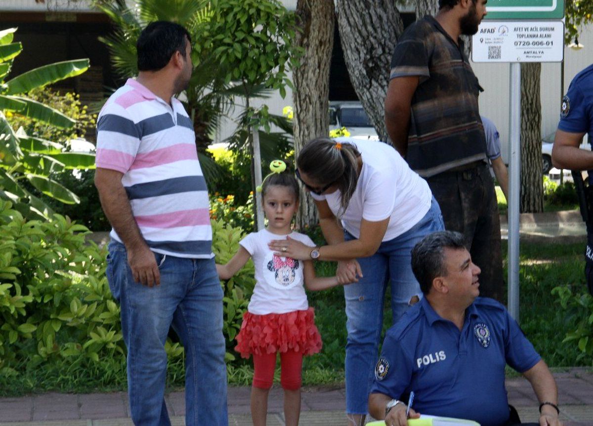 Kadın sürücünün zor anları
