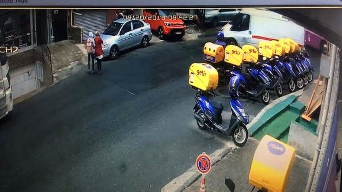 Kağıthane\'deki otobüs kazası kamerada