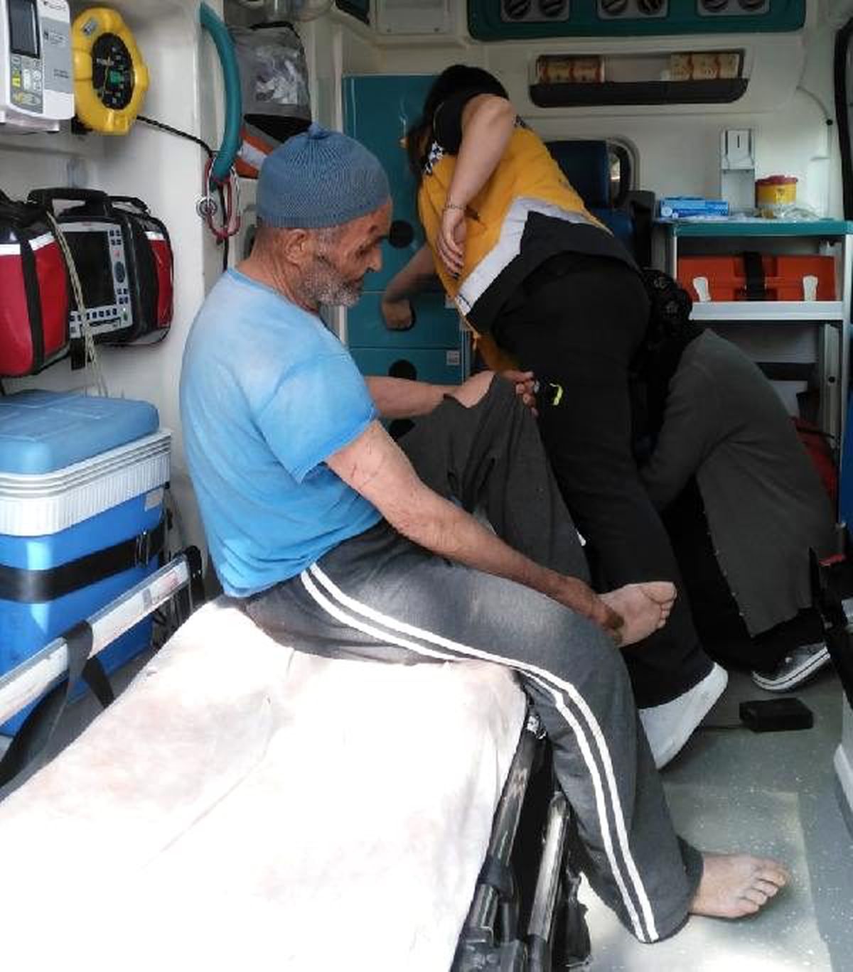 Kayıp yaşlı adam, 12 saat sonra ormanda bulundu