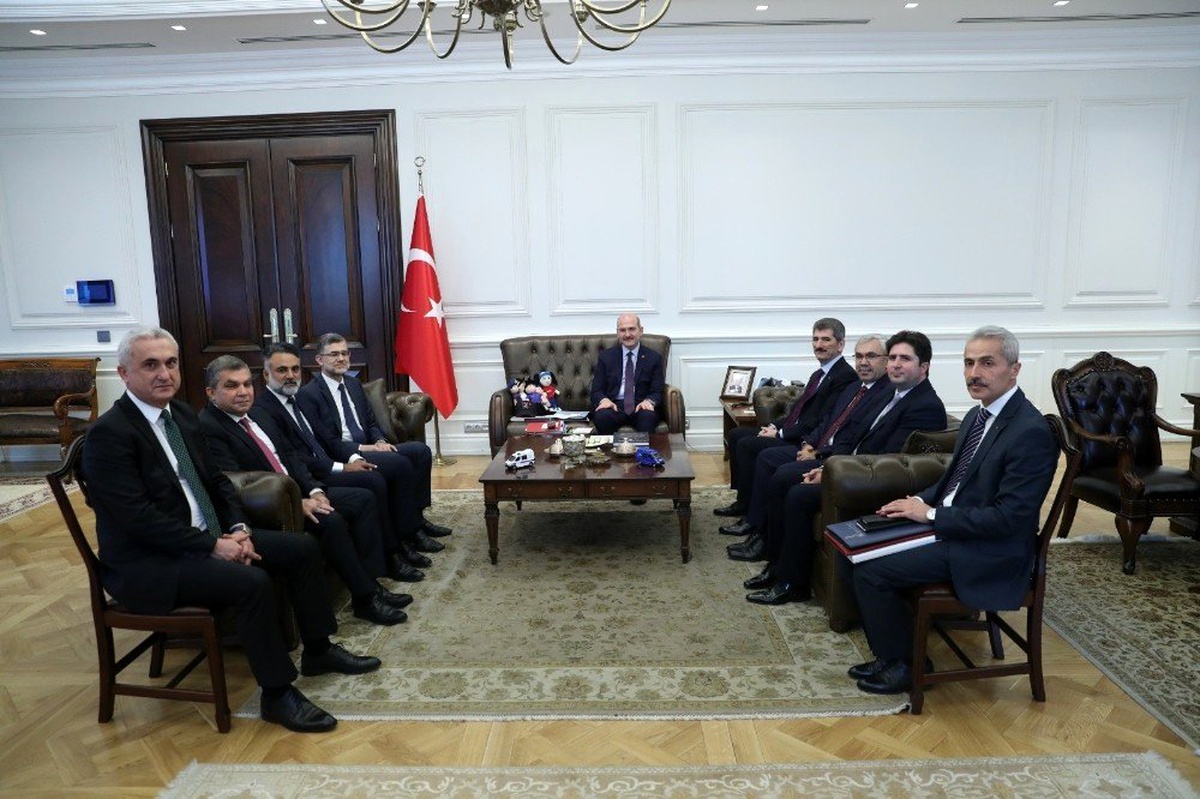 Kolluk Gözetim Komisyonundan Bakan Soylu\'ya ziyaret