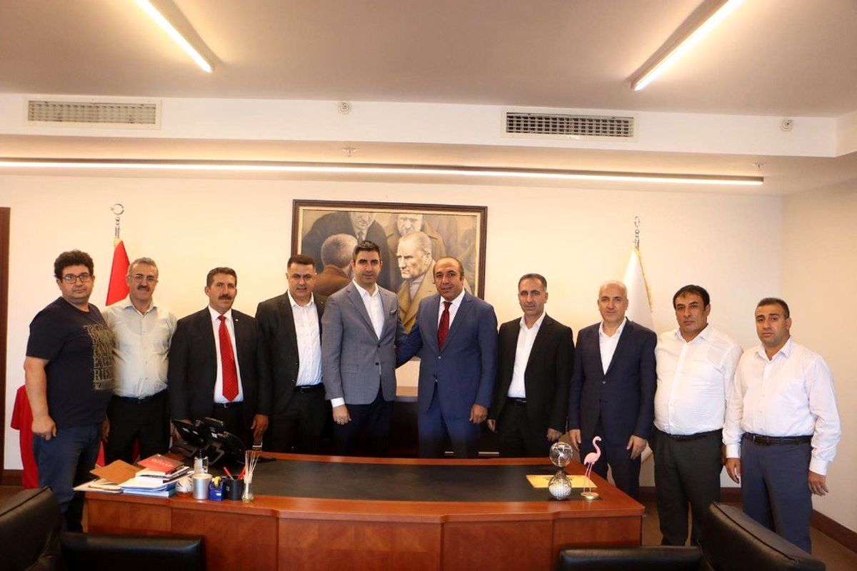 Muşlulardan Başkan Yüksel\'e ziyaret