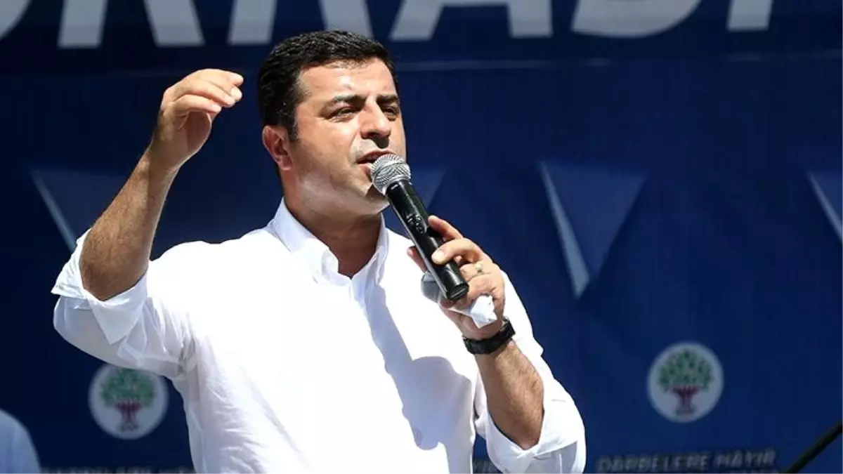 Hakkında yeniden tutuklama istenen Demirtaş\'tan ilk yorum