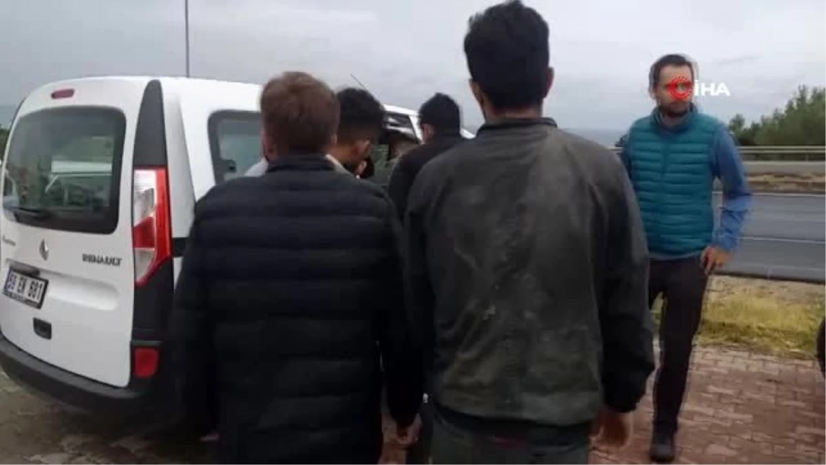 Terör ihbarı üzerine durdurulan araçtan kaçak göçmen çıktı