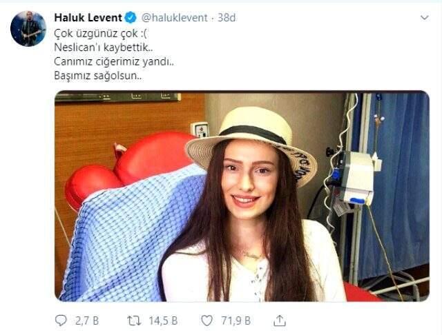 Unlu Isimler Hayatini Kaybeden Neslican Tay In Acisini Paylasti Son Dakika Magazin