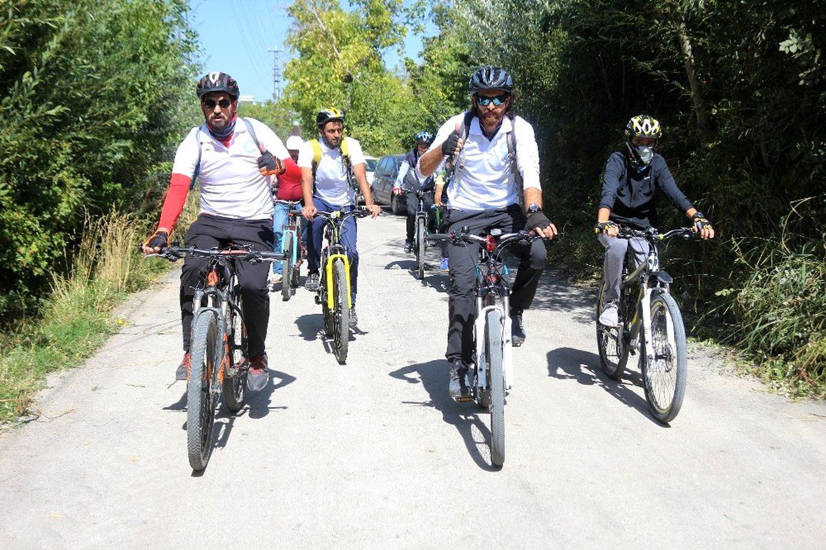 3 bin yıllık Şamran Kanalı\'nda pedallar çevrildi