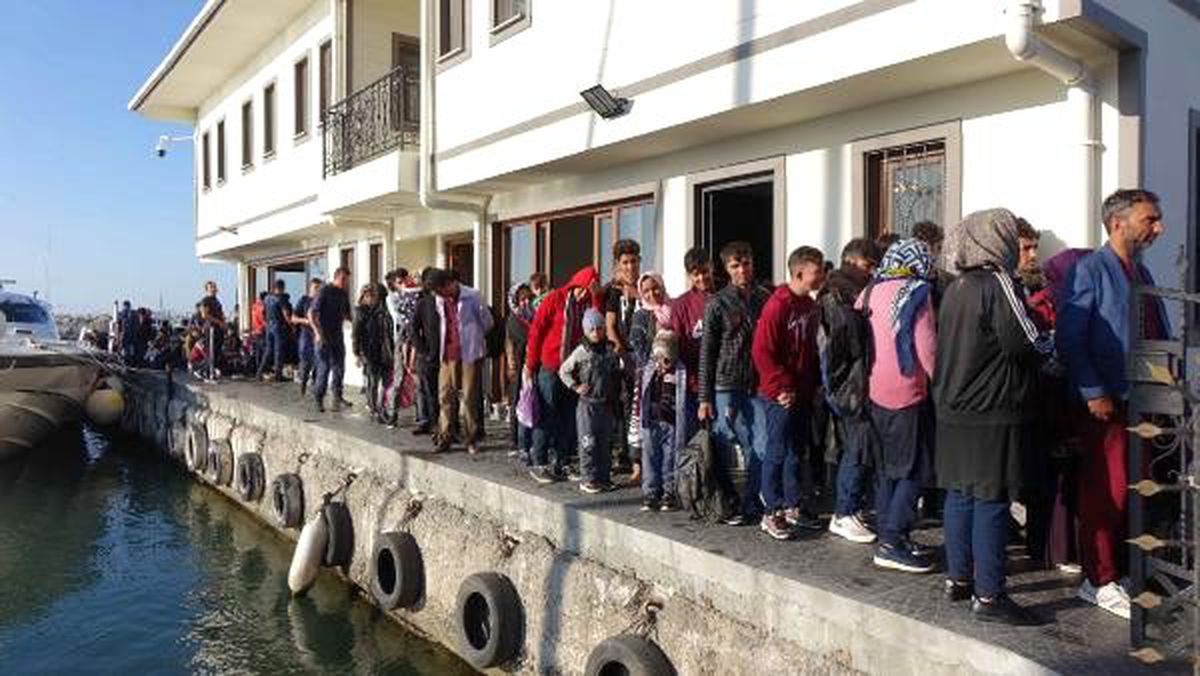 Çanakkale 140 kaçak göçmen yakalandı