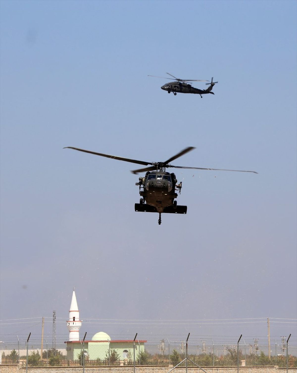 Fırat\'ın doğusunda altıncı ortak helikopter uçuşu tamamlandı