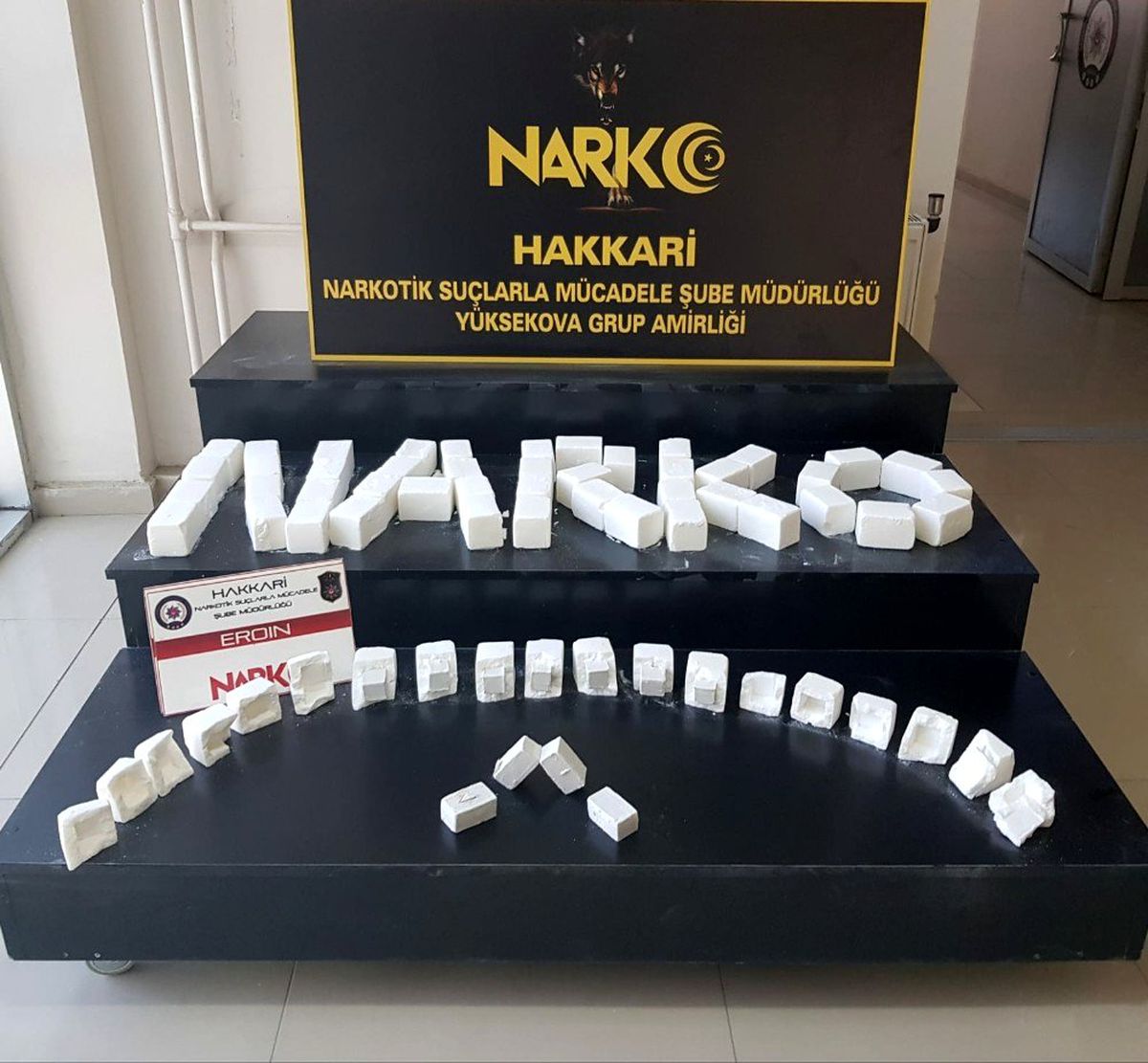 Hakkari\'de 11 kilo 266 gram eroin ele geçirildi