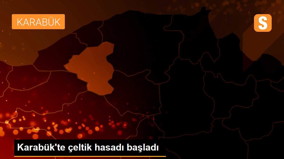 Karabük\'te çeltik hasadı başladı
