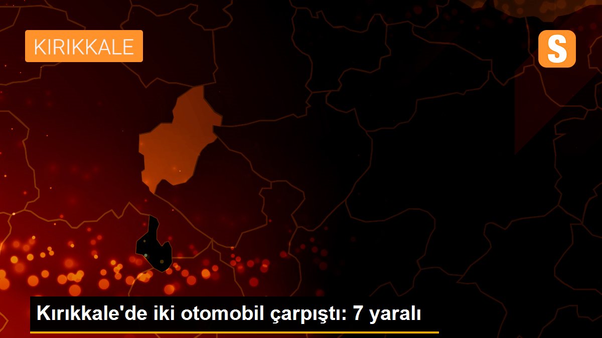 Kırıkkale\'de iki otomobil çarpıştı: 7 yaralı