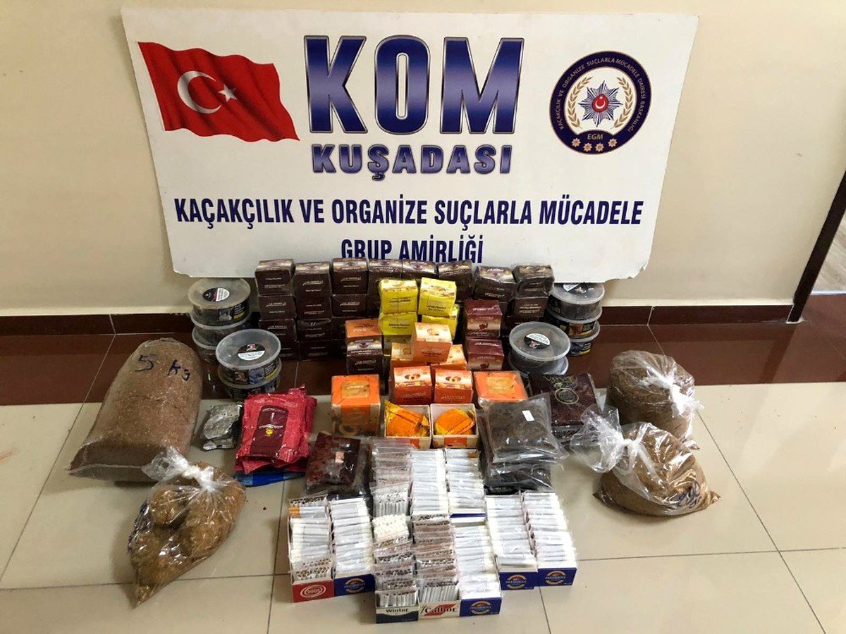Kuşadası\'nda kaçak sigara ve tütüne geçit yok