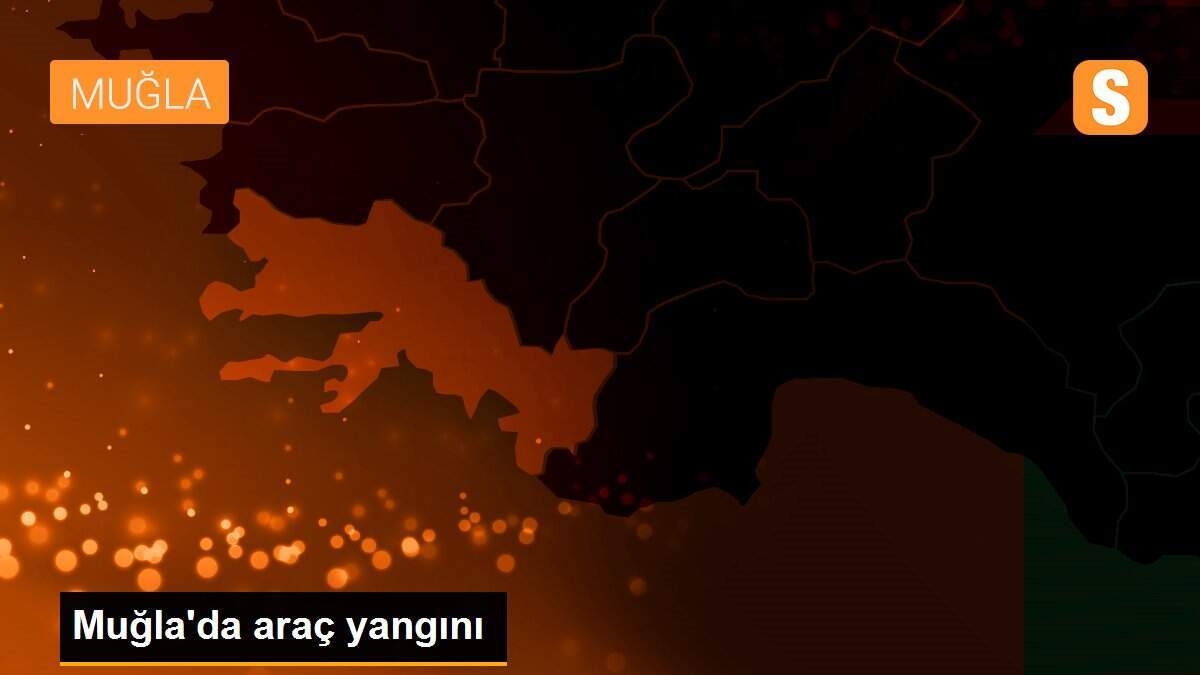 Muğla\'da araç yangını