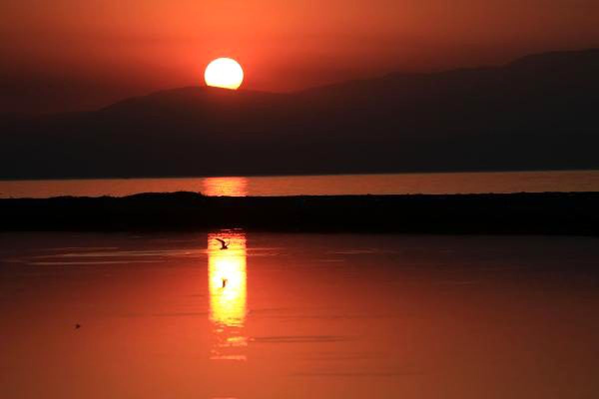 Samsun\'da gün batımı güzelliği
