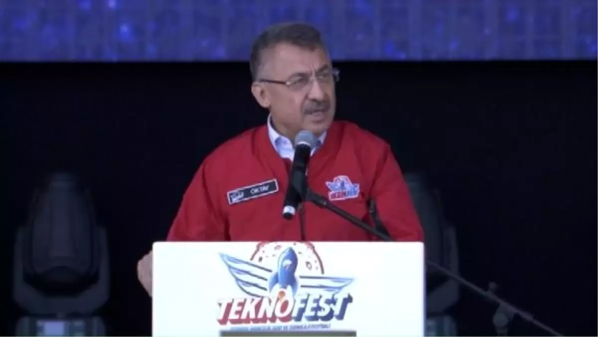 Fuat oktay "teknofest istanbul"un kapanış töreninde konuştu