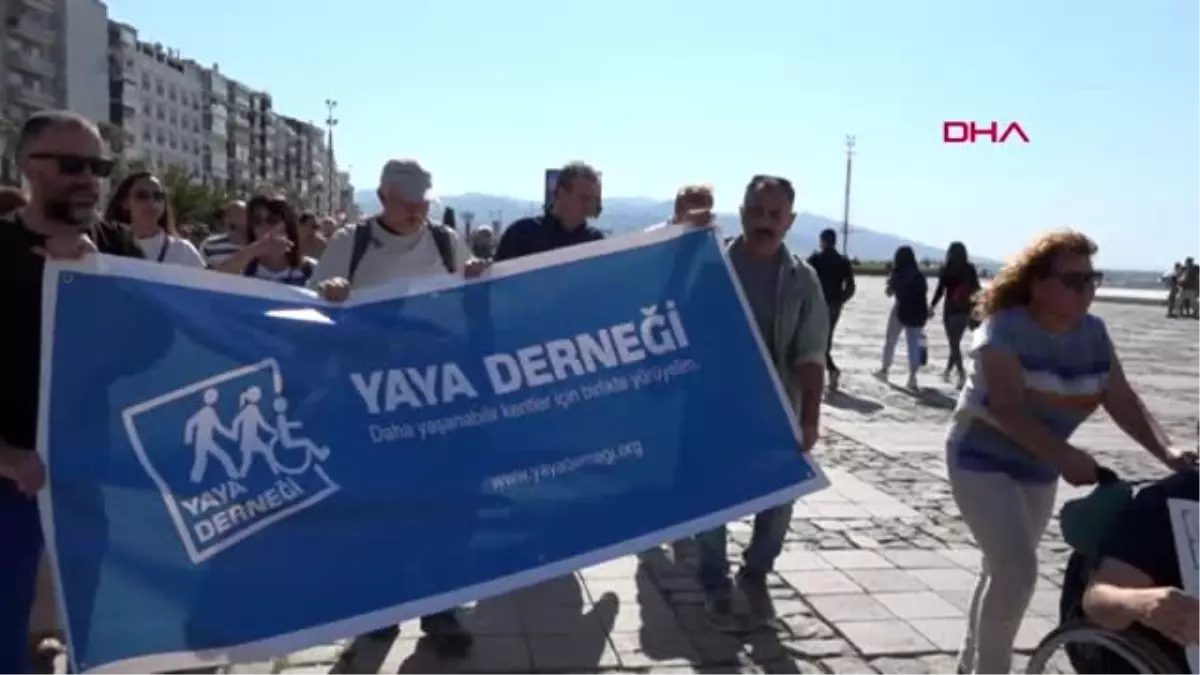 İzmir \'avrupa hareketlilik haftası\' yürünerek kutlandı