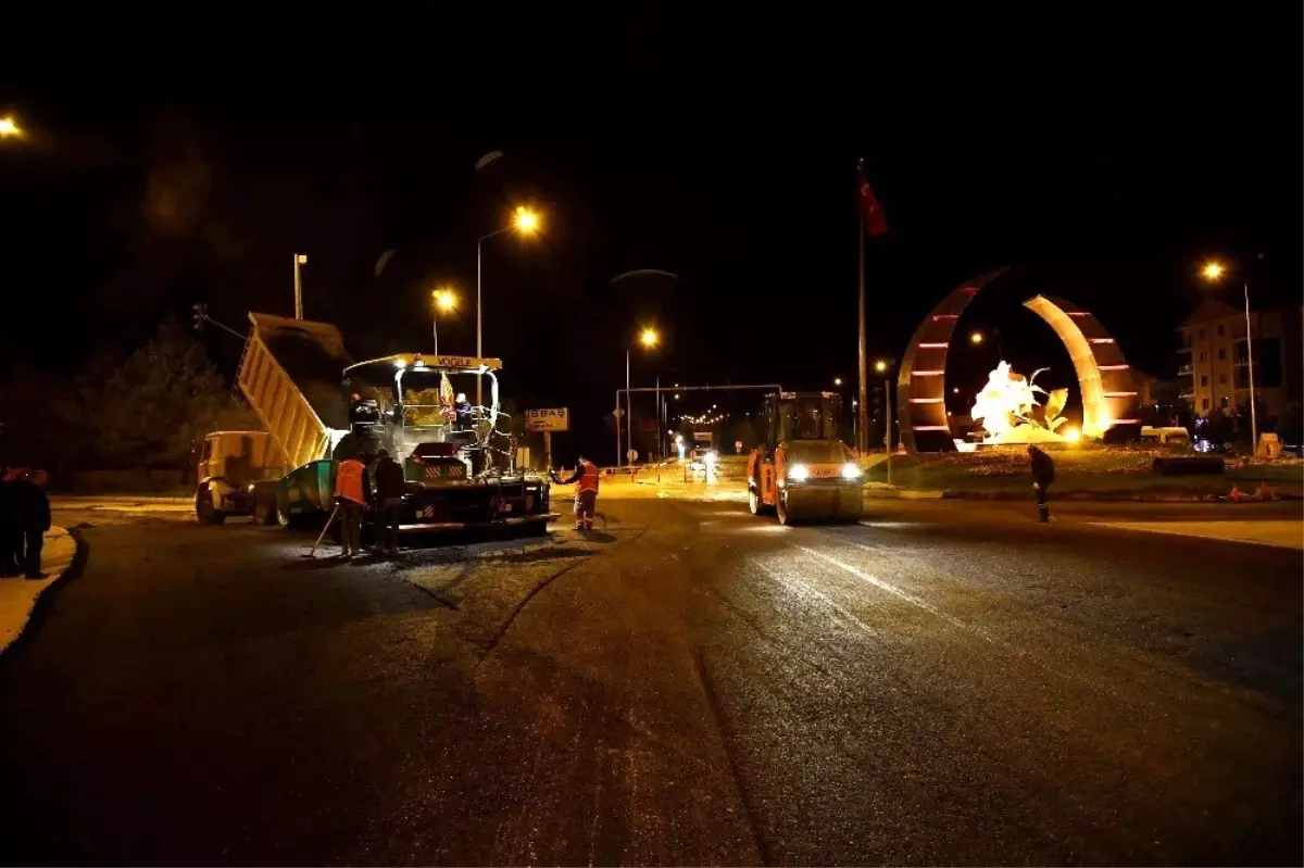 Menfez çalışması tamamlanan Çünür Kavşağı trafiğe açıldı