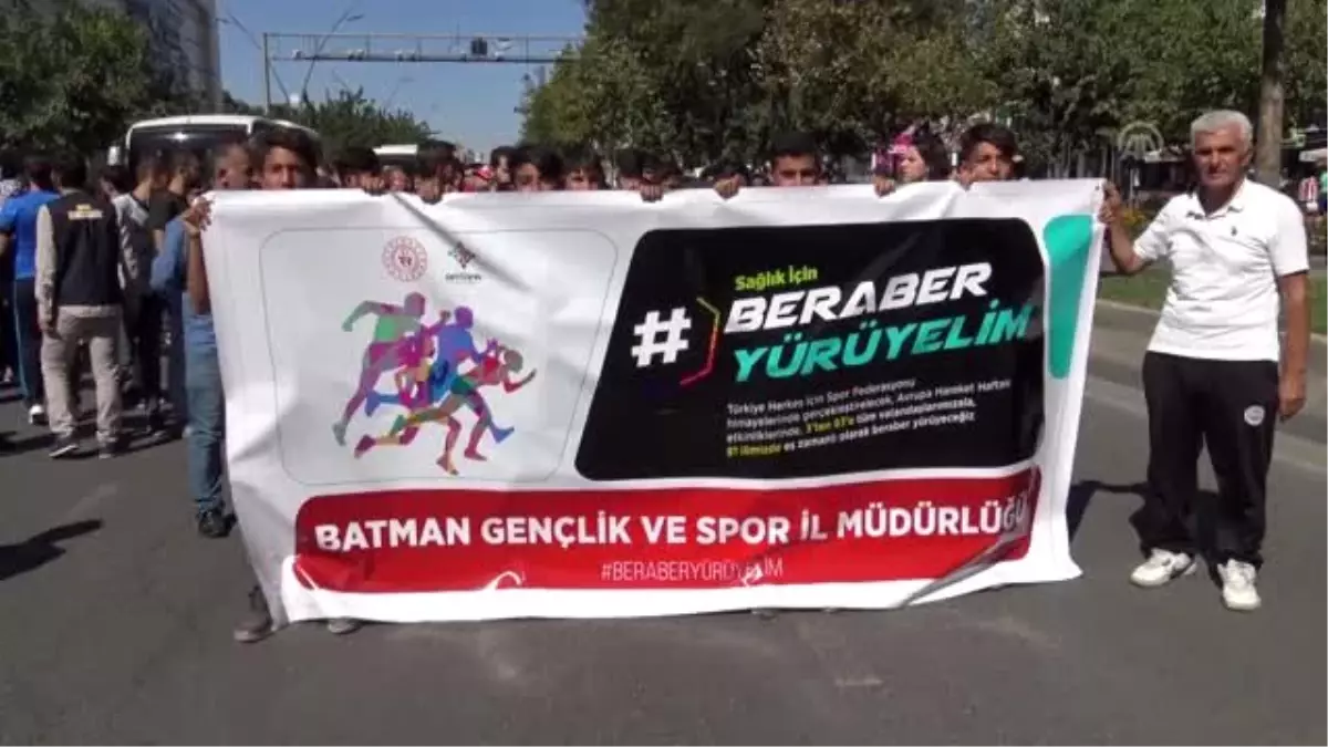 "Sağlık için birlikte yürüyelim" etkinliği