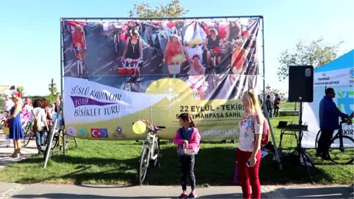 "Süslü Kadınlar Bisiklet Turu" etkinliği