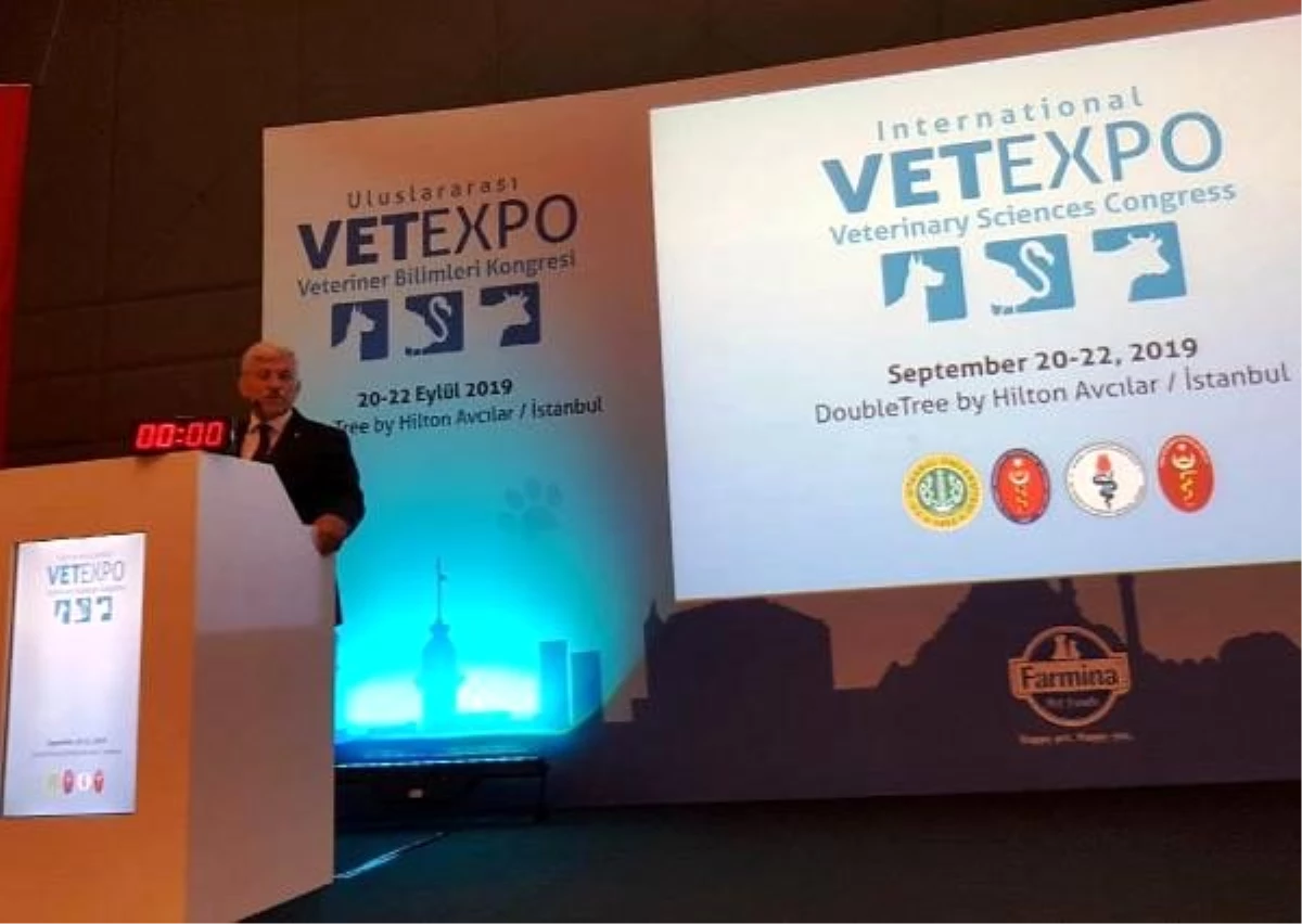 Tvhb başkanı eroğlu, uluslararası veteriner bilimleri kongresi\'nin açılışında konuştu
