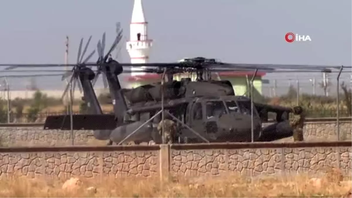 ABD\'ye ait 2 helikopter Akçakale\'ye geldi