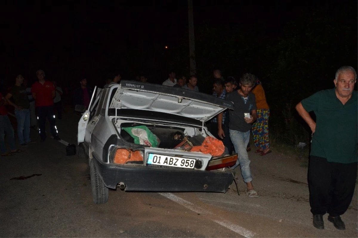 Adana\'da trafik kazası: 1\'i ağır 2 yaralı