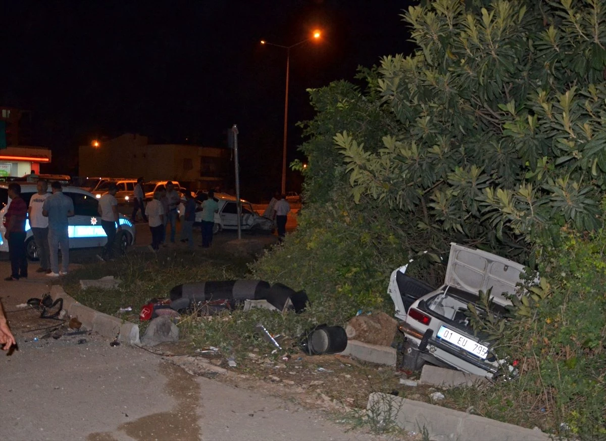 Adana\'da trafik kazası: 2 yaralı
