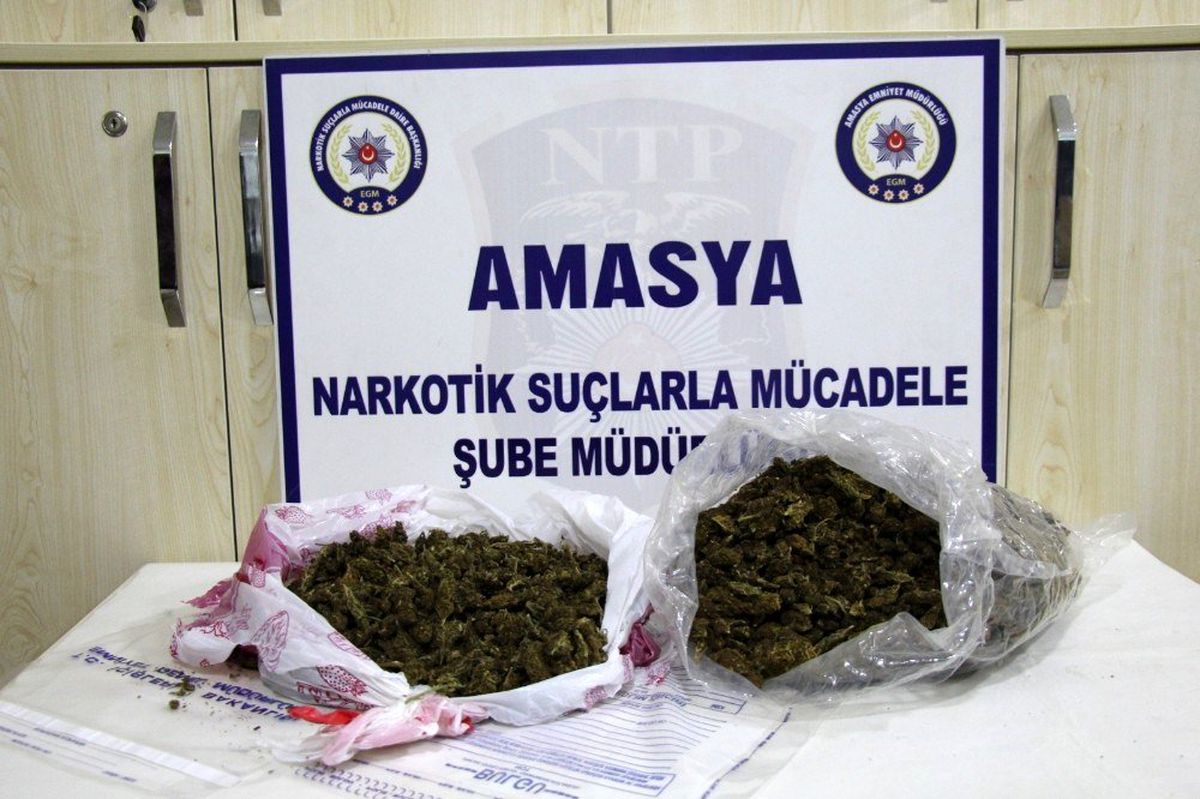 Amasya\'da uyuşturucu operasyonu: 3 gözaltı