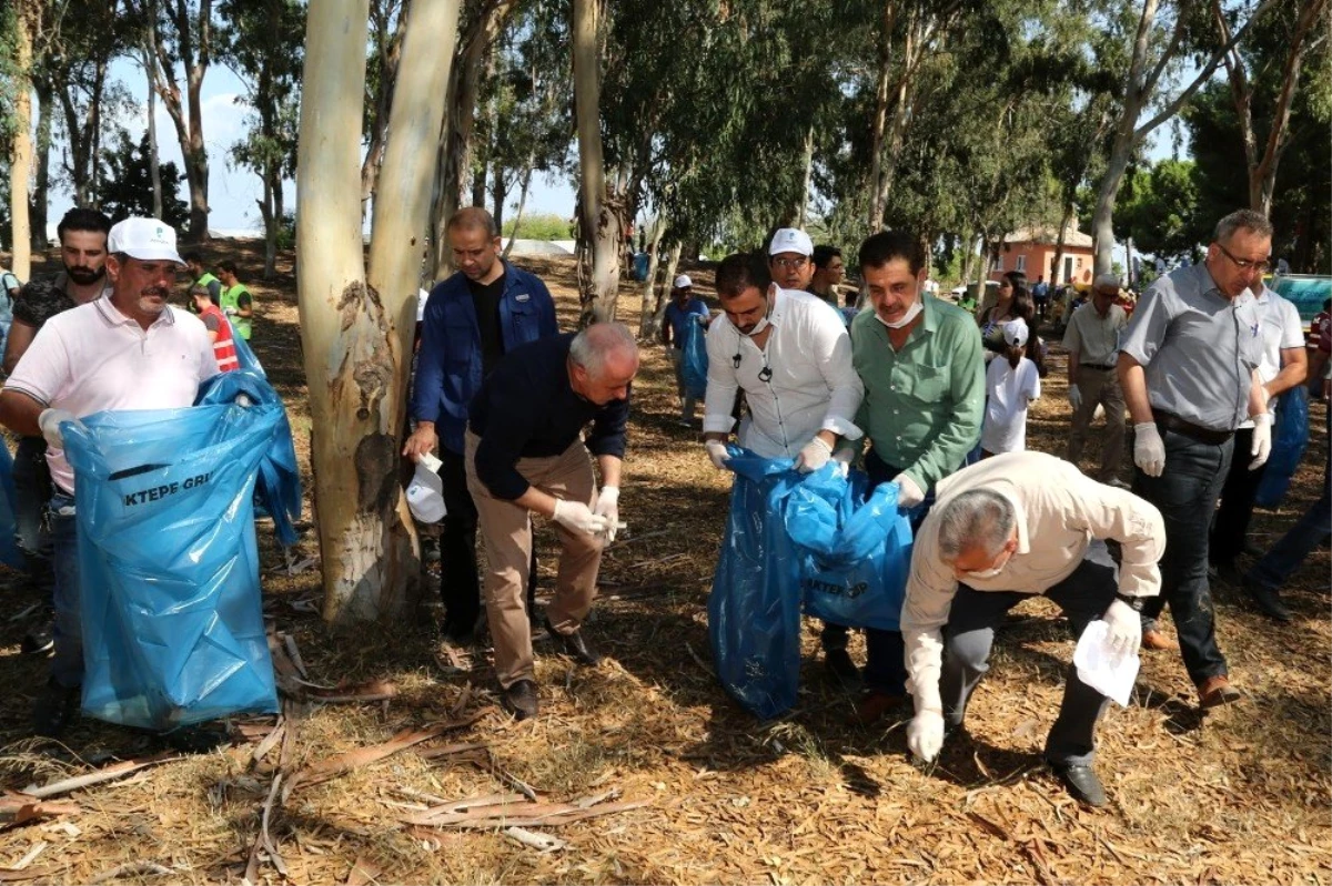 Başkan Gültak, Adanalıoğlu ormanlık alanında çöp topladı