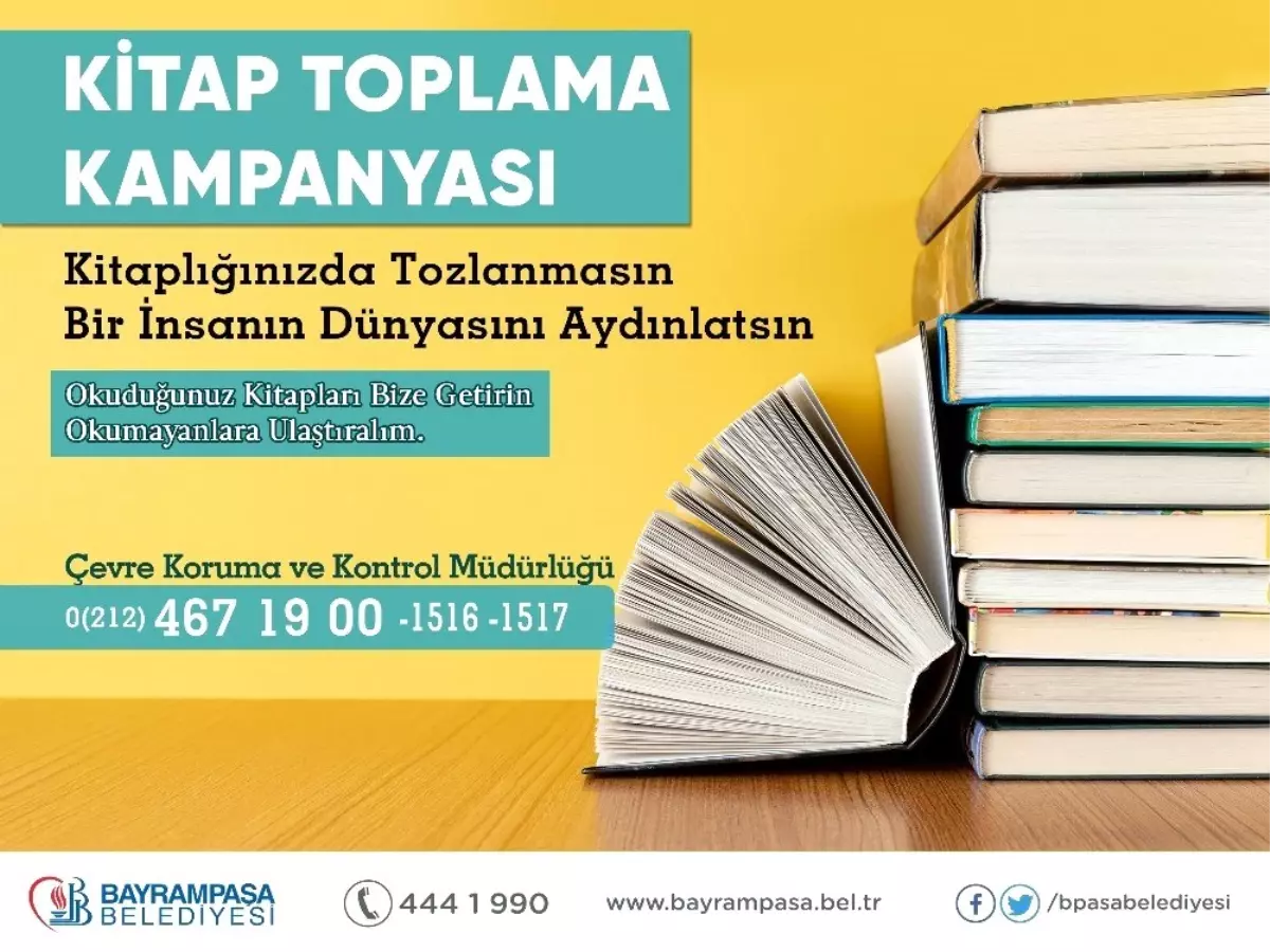 Bayrampaşa Belediyesi\'nin kitap toplama kampanyasına büyük ilgi