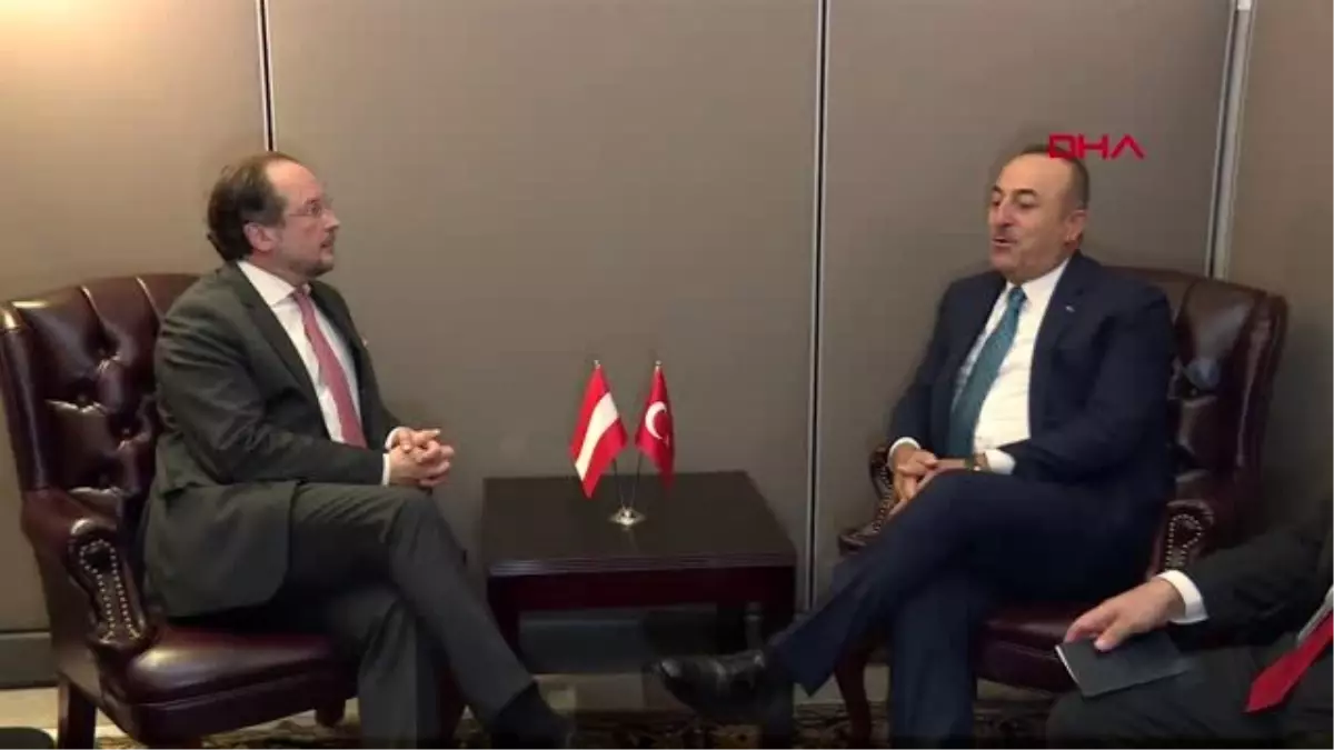 Çavuşoğlu, avusturya dışişleri bakanı alexander schallenberg ile görüştü